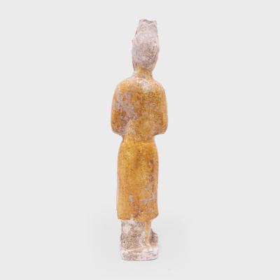 Yellow Glazed MIngqi Spirit Scholar