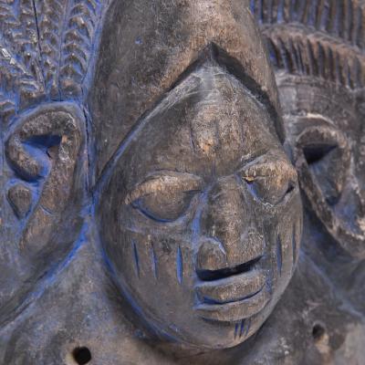 Yoruba Four Headed Egungun Headdress