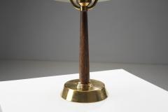  AB E Hansson Co AB E Hansson Co Brass Table Lamp with Adjustable Shade Sweden 1950s - 2935034