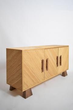  Arrabida 180cm rattan and walnut sideboard Barracuda edition  - 4539490