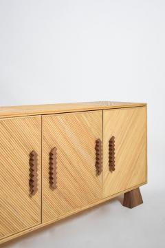  Arrabida 180cm rattan and walnut sideboard Barracuda edition  - 4539491