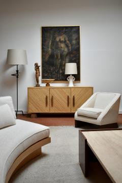  Arrabida 180cm rattan and walnut sideboard Barracuda edition  - 4539492