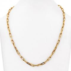  Cartier CARTIER 18K YELLOW GOLD SANTOS LINK 21 INCH CHAIN NECKLACE - 2936050