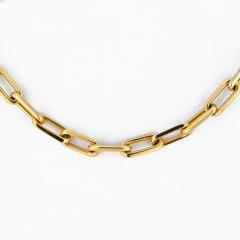  Cartier CARTIER 18K YELLOW GOLD SANTOS LINK 21 INCH CHAIN NECKLACE - 2936057