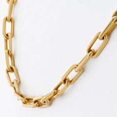  Cartier CARTIER 18K YELLOW GOLD SANTOS LINK 21 INCH CHAIN NECKLACE - 2936058