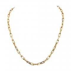  Cartier CARTIER 18K YELLOW GOLD SANTOS LINK 21 INCH CHAIN NECKLACE - 2939885