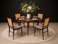 Celina Decora es Set of Four Rosewood Cane Dining Chairs by Celina 1960s Lot 564B - 4624572
