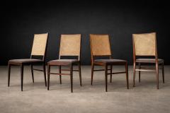  Celina Decora es Set of Four Rosewood Cane Dining Chairs by Celina 1960s Lot 564B - 4624573