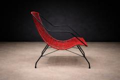  Forma Brazil Brazilian Modern Red Synthetic Rope and Iron Armchair Forma 1950s Lot 181 - 4624669