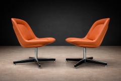  Forma Brazil Pair of Pollock Armchairs by Forma Aluminum Leather 1970s Lot 153 - 4624674
