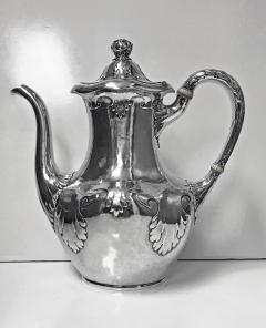  Gorham Manufacturing Co Gorham Sterling Art Nouveau Arts and Crafts hammered Tea and Coffee Set 1897 - 1090377