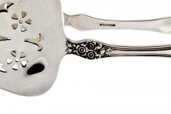  Gorham Manufacturing Co Gorham Sterling Serving Tongs Buttercup Pattern c a 1899 Asparagus Sandwich - 1312329