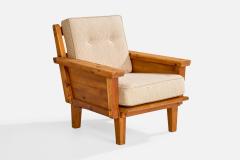  Habitant Habitant Lounge Chairs with Pine and Fabric USA 1940s - 4767888