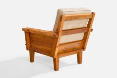  Habitant Habitant Lounge Chairs with Pine and Fabric USA 1940s - 4767889