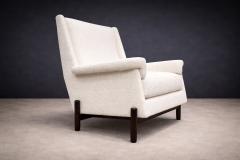  Jorge Jabour Jorge Jabour Club Chair in Brazilian Rosewood and Boucl 1960s Lot 233 - 4624339