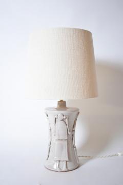  Kasa Avignon off white ceramic lamp 32cm Barracuda Edition  - 4539885