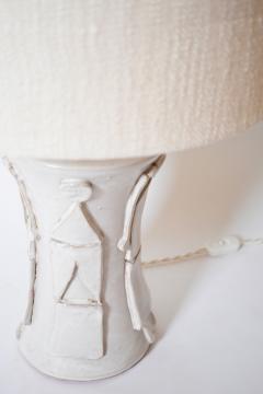  Kasa Avignon off white ceramic lamp 32cm Barracuda Edition  - 4539887