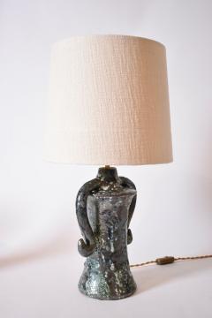  Kasa Erato blue and green handles ceramic lamp 32cm Barracuda Edition  - 4540082