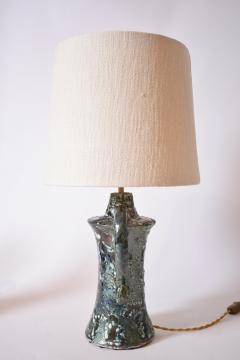  Kasa Erato blue and green handles ceramic lamp 32cm Barracuda Edition  - 4540083