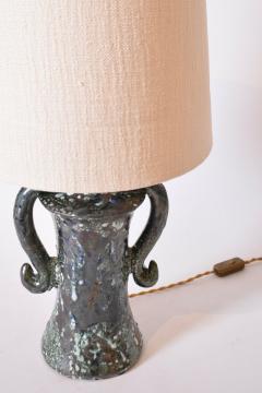 Kasa Erato blue and green handles ceramic lamp 32cm Barracuda Edition  - 4540084