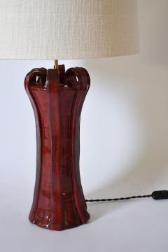  Kasa Henry red ceramic lamp 40cm Barracuda Edition  - 4539899