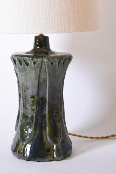  Kasa blue green papyrus ceramic lamp 32cm Barracuda Edition  - 4539546