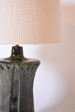  Kasa blue green papyrus ceramic lamp 32cm Barracuda Edition  - 4539547