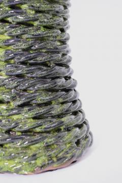  Kasa green rope ceramic lamp 32cm Barracuda Edition  - 4539508