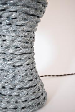  Kasa light blue rope ceramic lamp 32cm Barracuda Edition  - 4539585