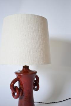  Kasa red handles ceramic lamp 32cm Barracuda Edition  - 4539618