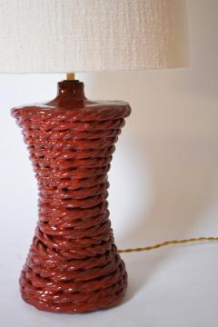  Kasa red rope ceramic lamp 32cm Barracuda Edition  - 4539937