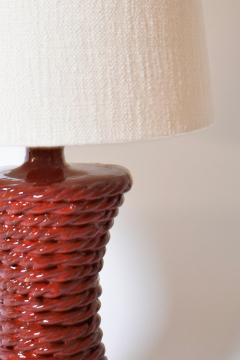  Kasa red rope ceramic lamp 32cm Barracuda Edition  - 4539939