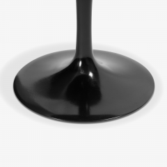  Knoll Eero Saarinen for Knoll Tulip Stools in Black Leather - 2265796