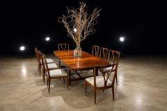  Loher Midcentury Modern Extendable Dining Table in Rosewood Loher 1960s Lot 730A - 4624925