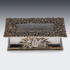  Mappin Webb 19th Century Victorian Solid Silver Gilt Presentation Snuff Box c 1891 - 2914311