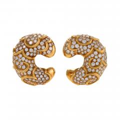  Marina B Marina B Diamond and Gold Onda Earrings - 256379