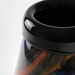  Missoni Missoni for Arte Vetro Murano Vase in Marbled Glass 80s - 2917353