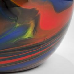  Missoni Missoni for Arte Vetro Murano Vase in Marbled Glass 80s - 2917354