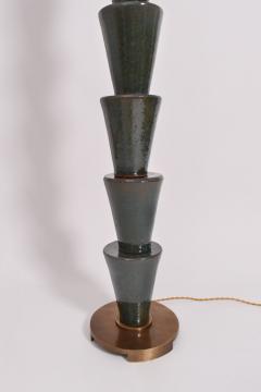  Nizwa blue and green ceramic floor lamp  - 4539747