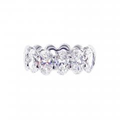  Pampillonia One Carat Each G I A Diamond Oval Band Ring by Pampillonia - 1426290
