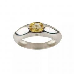  Piaget Piaget 18k White Gold Ring With Yellow Sapphire And Diamond - 4780020