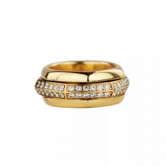  Piaget Piaget 18k Yellow Gold Ring With Diamonds Switzerland Late 20th Century - 4780102