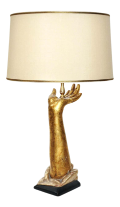  Randy Esada Designs Designer Giltwood Hand Form Table Lamp by Randy Esada Designs - 3002743