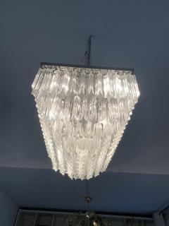  SimoEng Italian Light Quadriedo Cut 45 Degree Murano Glass Flush Mount Transparent - 2767085