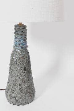  Villandry 32cm brown blue ceramic lamp Barracuda edition  - 4539876