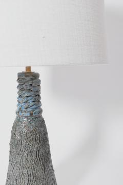  Villandry 32cm brown blue ceramic lamp Barracuda edition  - 4539878