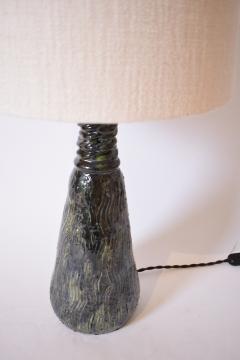  Villandry 32cm green and blue ceramic lamp Barracuda edition  - 4539874
