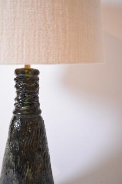  Villandry 32cm green and blue ceramic lamp Barracuda edition  - 4539875
