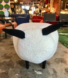  ma 39 Ma39 Pouf in Carved Wood Sheep Italy 21st Century - 1166538