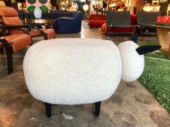  ma 39 Ma39 Pouf in Carved Wood Sheep Italy 21st Century - 1166541